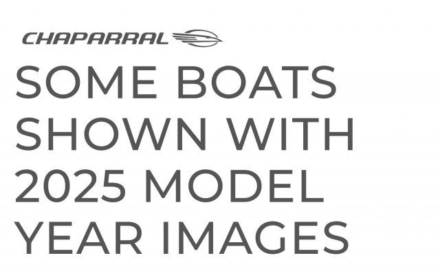 Some Boats Shown with 2025 Model Year Images